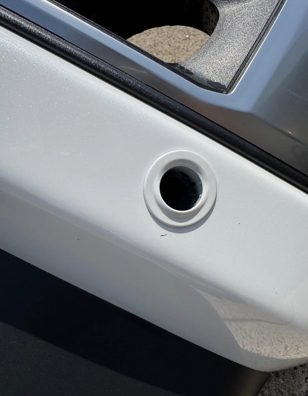 2023 2024 2025 Ford F250 F350 Factory Front Bumper Star White w/ Sensor Holes - Image 7