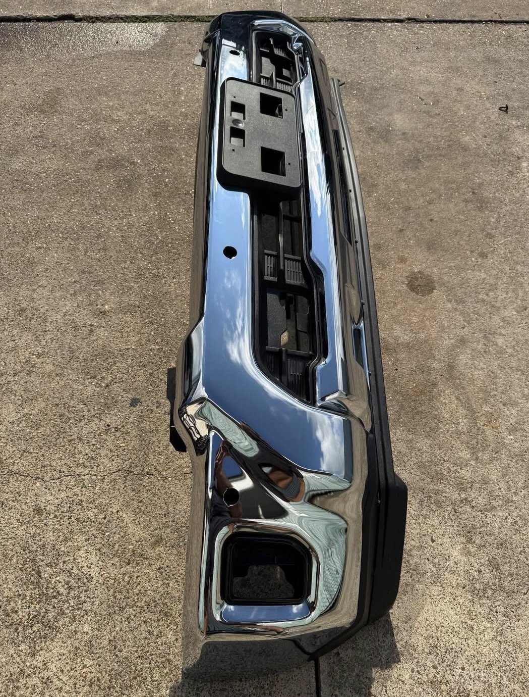 2024 2025 Chevy Silverado 2500 3500 Factory Chrome Front Bumper w/ Sensor Hole - Image 7