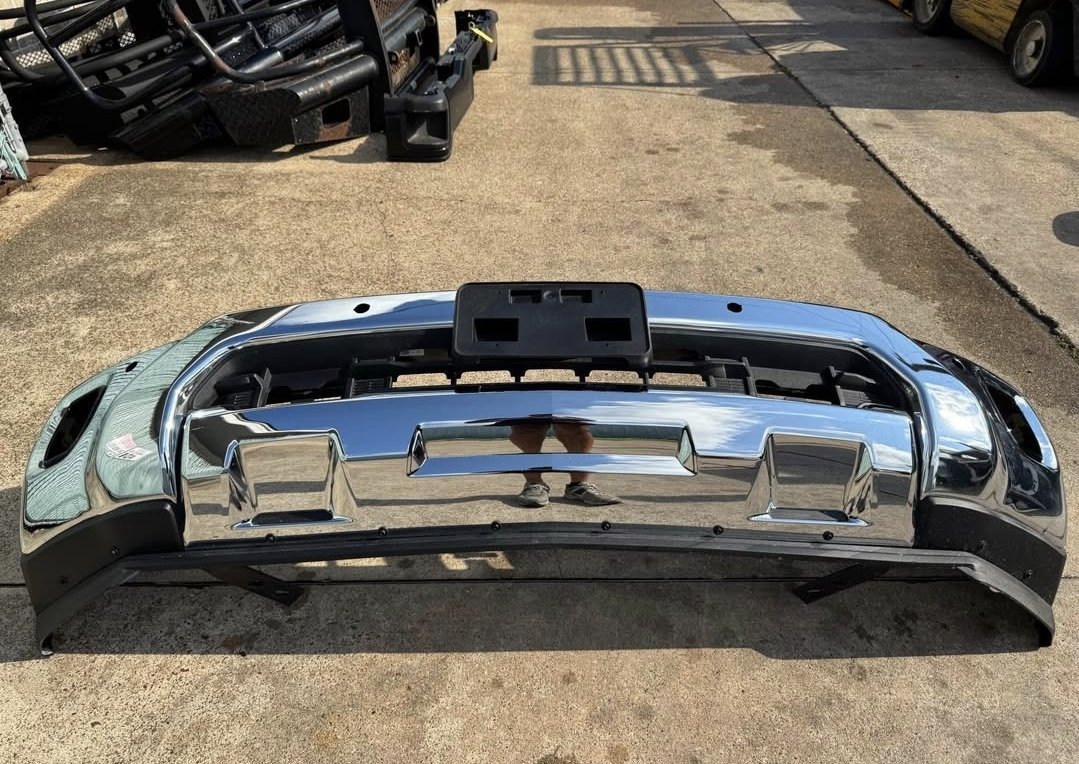 2024 2025 Chevy Silverado 2500 3500 Factory Chrome Front Bumper w/ Sensor Hole - Image 8