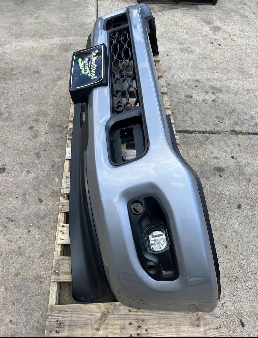19-23 RAM Front Bumper BILLET SILVER - Image 4