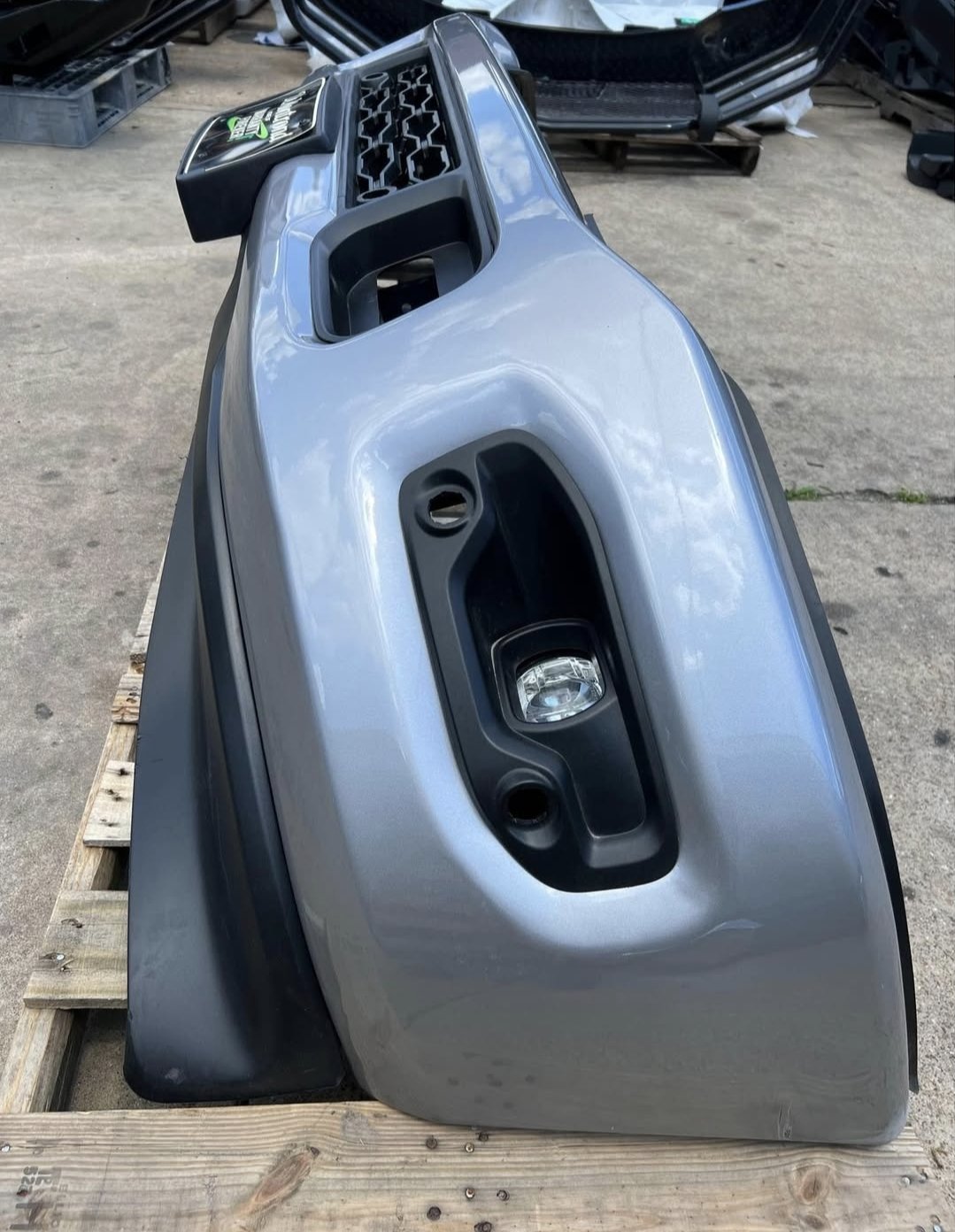 19-23 RAM Front Bumper BILLET SILVER - Image 5