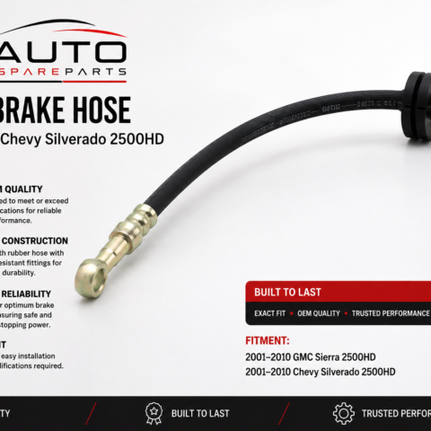 Front Brake Hose — GMC Sierra & Chevy Silverado 2500HD (2001–2010)