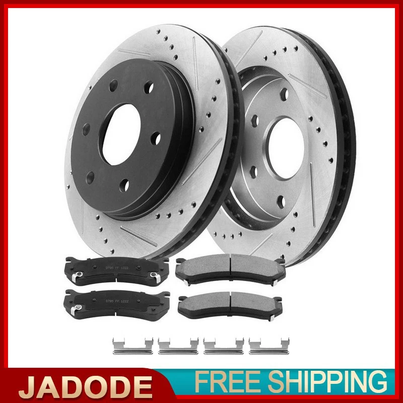 Front Brake Rotors — Chevy Silverado 1500 (1999–2013) Pair