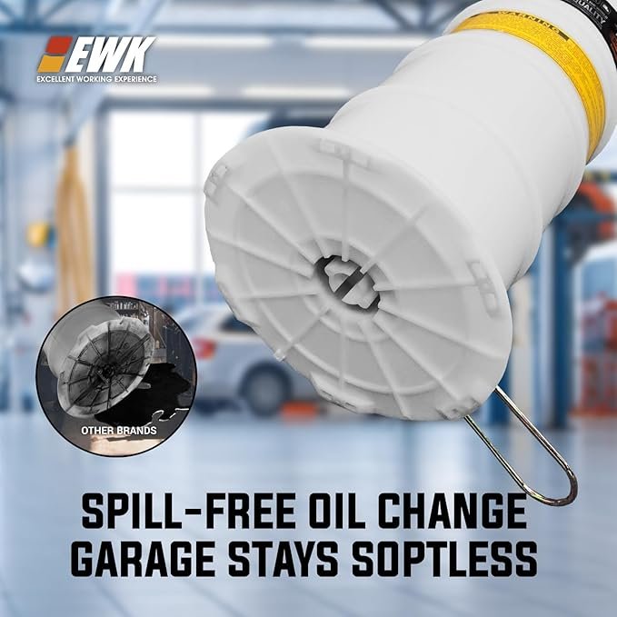 Manual Oil Extractor Pump — 6.5L Capacity, Top-Down Oil Changes - Image 4
