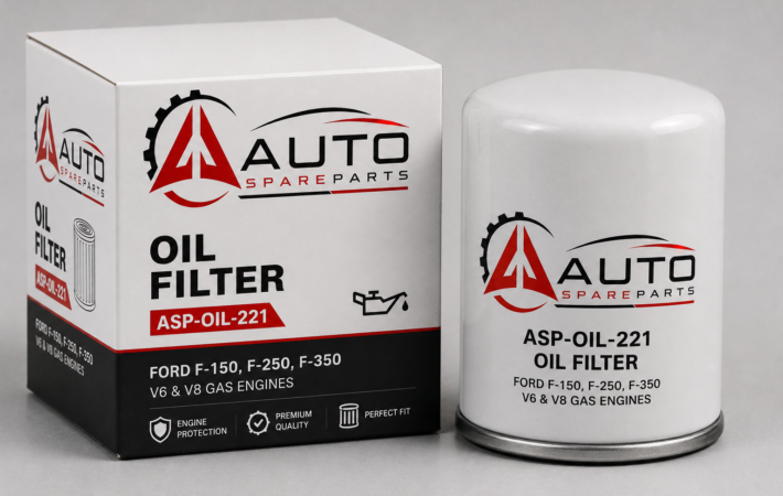 Oil Filter — Ford F-150, F-250, F-350 (V6 & V8 Gas Engines)