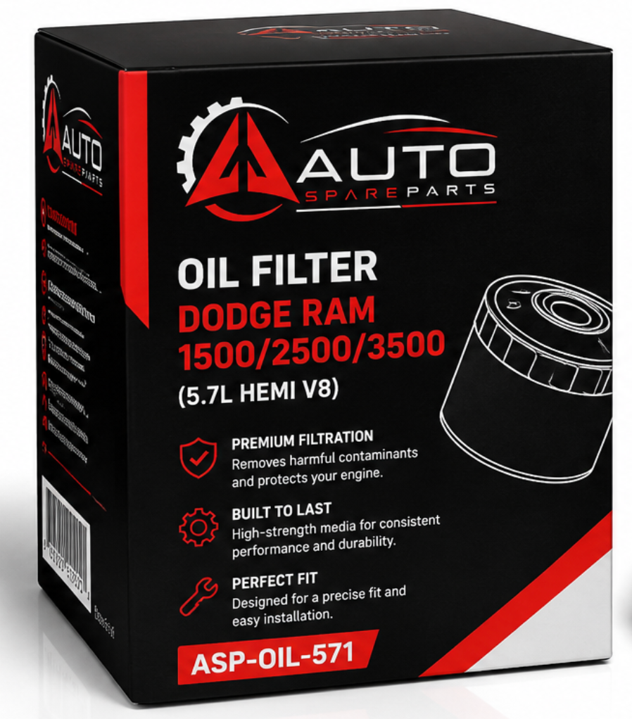Oil Filter — Dodge Ram 1500/2500/3500 (5.7L HEMI V8)