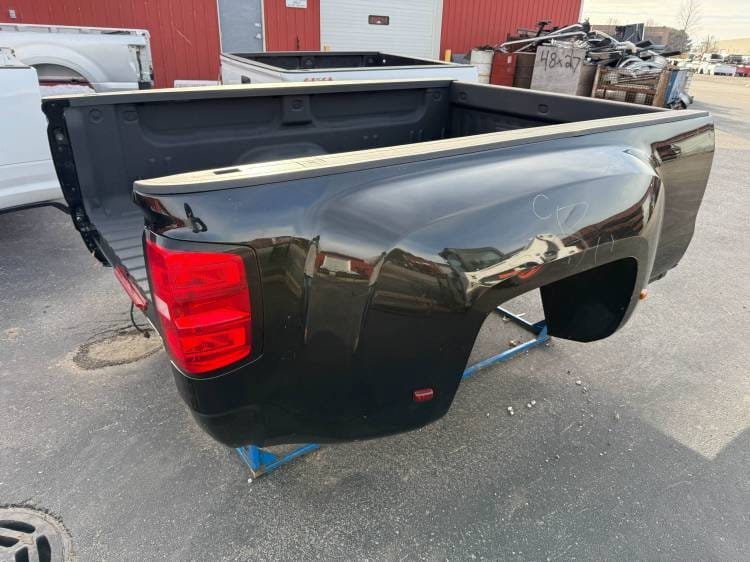 2014–2018 GMC Sierra 3500HD Denali 8-Foot Dually Bed - OEM Black DRW Long Bed