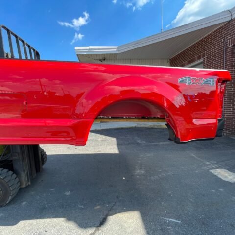 2017–2022 Ford 8 ft Replacement Truck Bed – Red