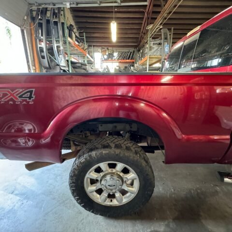 2011–2016 Ford Super Duty 6.75 ft Short Truck Bed – Ruby Red #1076
